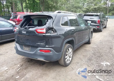 2014 Jeep Cherokee Limited из США, поврежденный, VIN 1C4PJLDB9EW227104